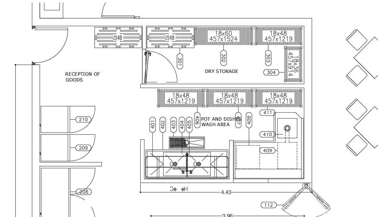 Small Commercial Kitchen Layout Floor Plan 0508201 In - vrogue.co