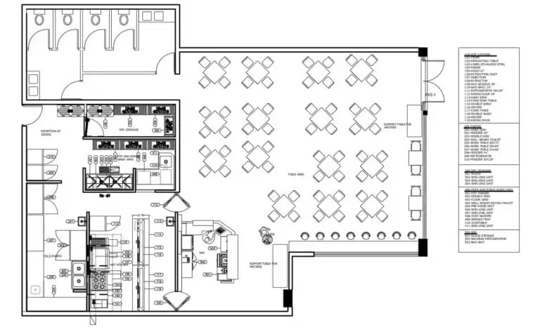 small restaurant kitchen layout